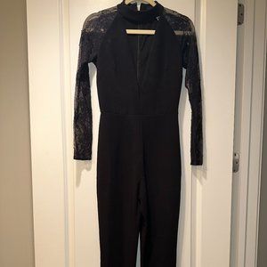 NBD Long Sleeved black jumpsuit